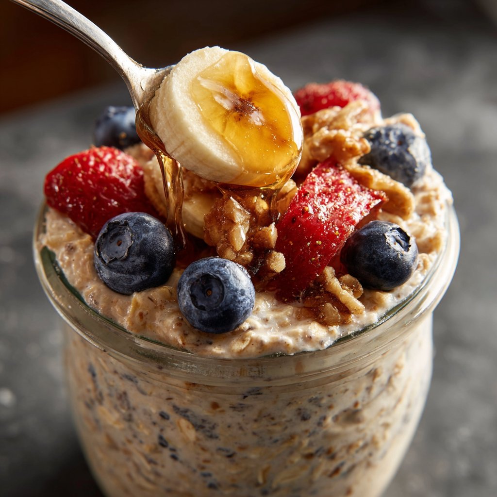 Healthy Overnight Oats Breakfast