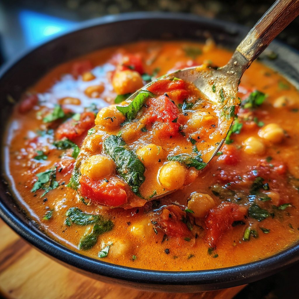 Creamy Tomato Chickpea Stew