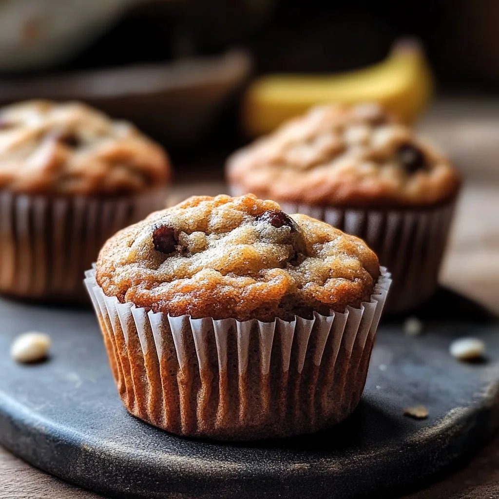 Soft & Fluffy Banana Muffins