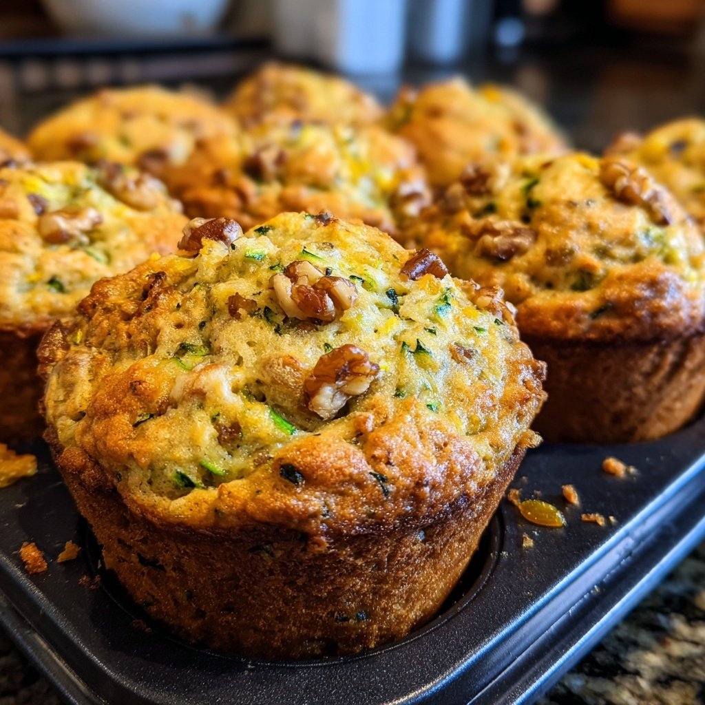 Zucchini Breakfast Muffins