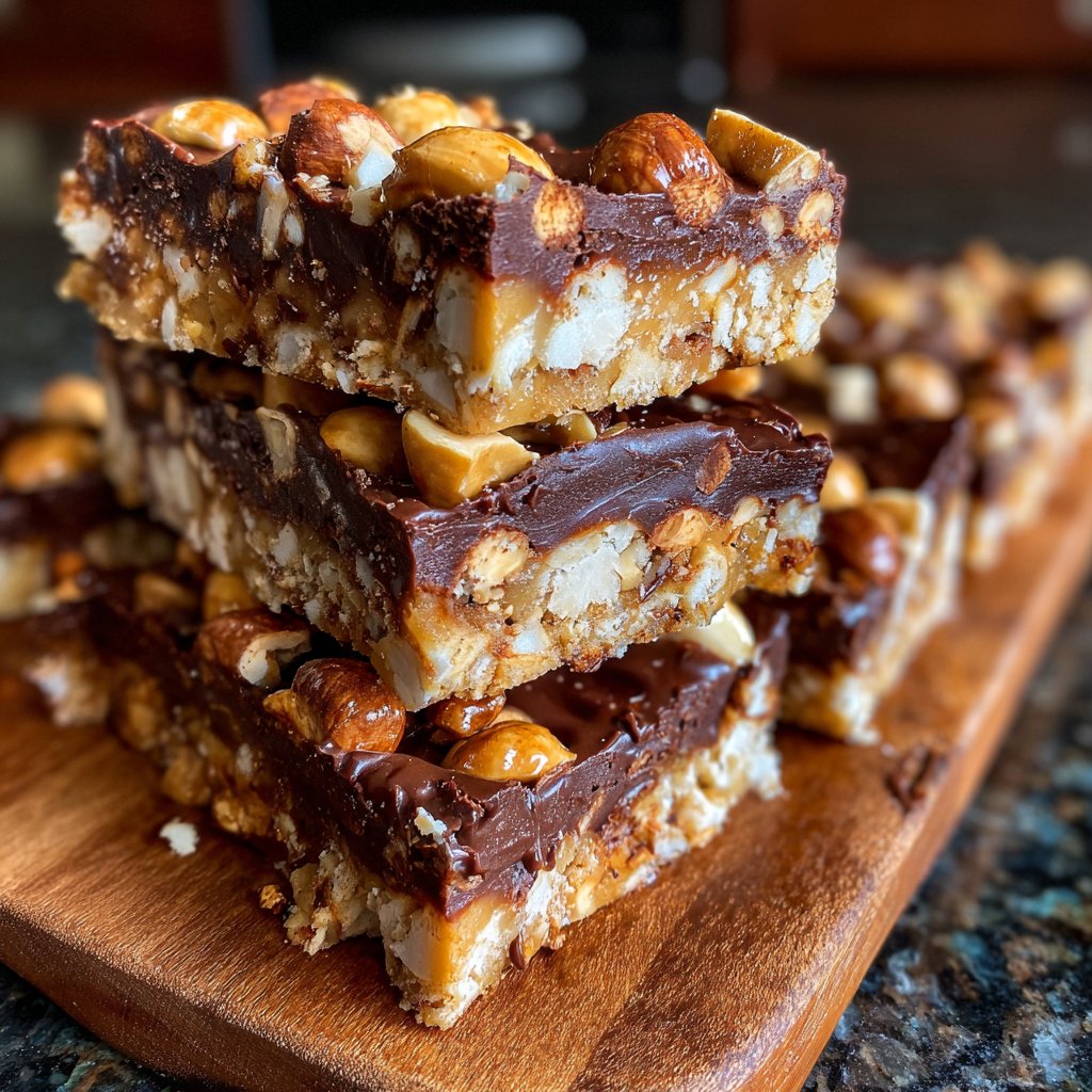 Chocolate Hazelnut Coconut Snack Bars