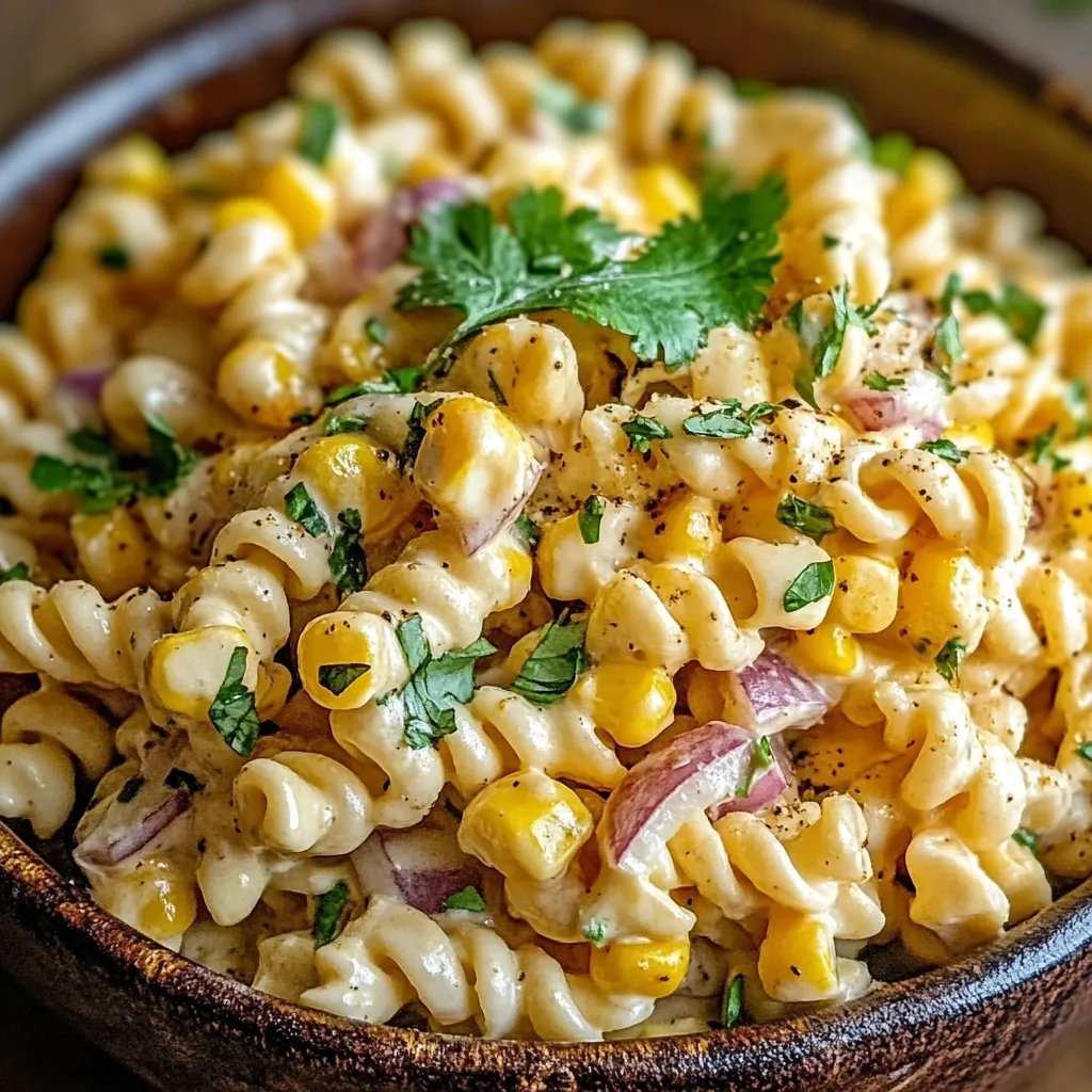 Tasty Mexican Street Corn Pasta Salad