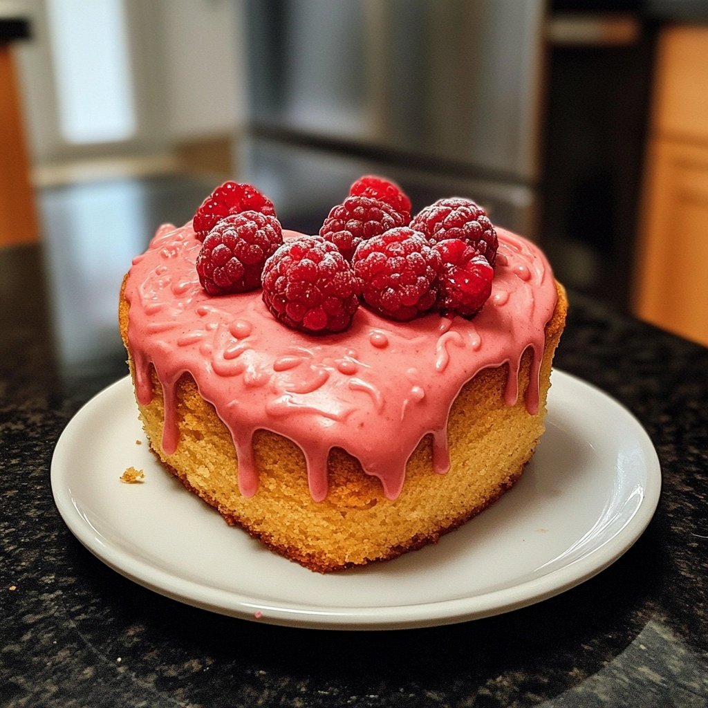 Mini Heart Cake Recipe
