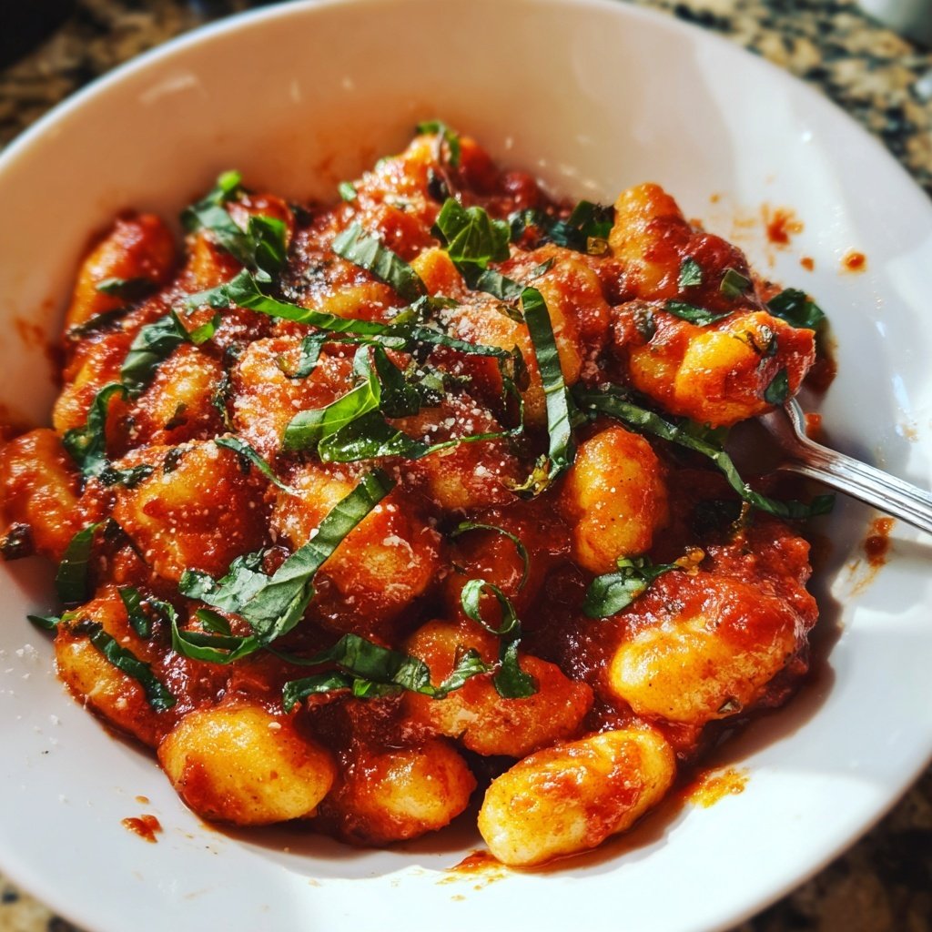 Sunday Tomato Basil Gnocchi