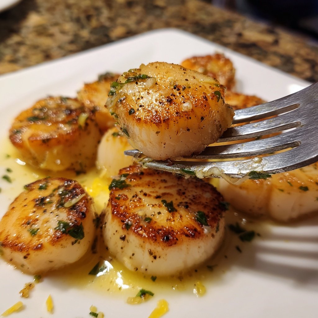 Quick Seared Scallops