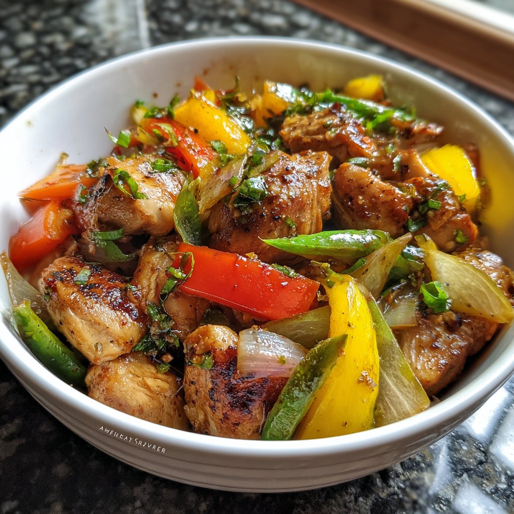 High Protein Chicken Rice Bowl