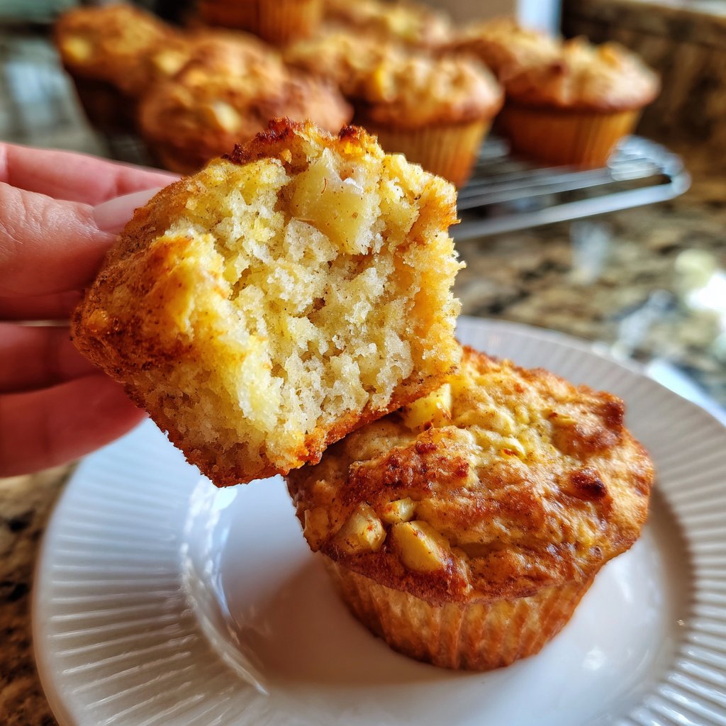 Healthy Apple Cinnamon Muffins