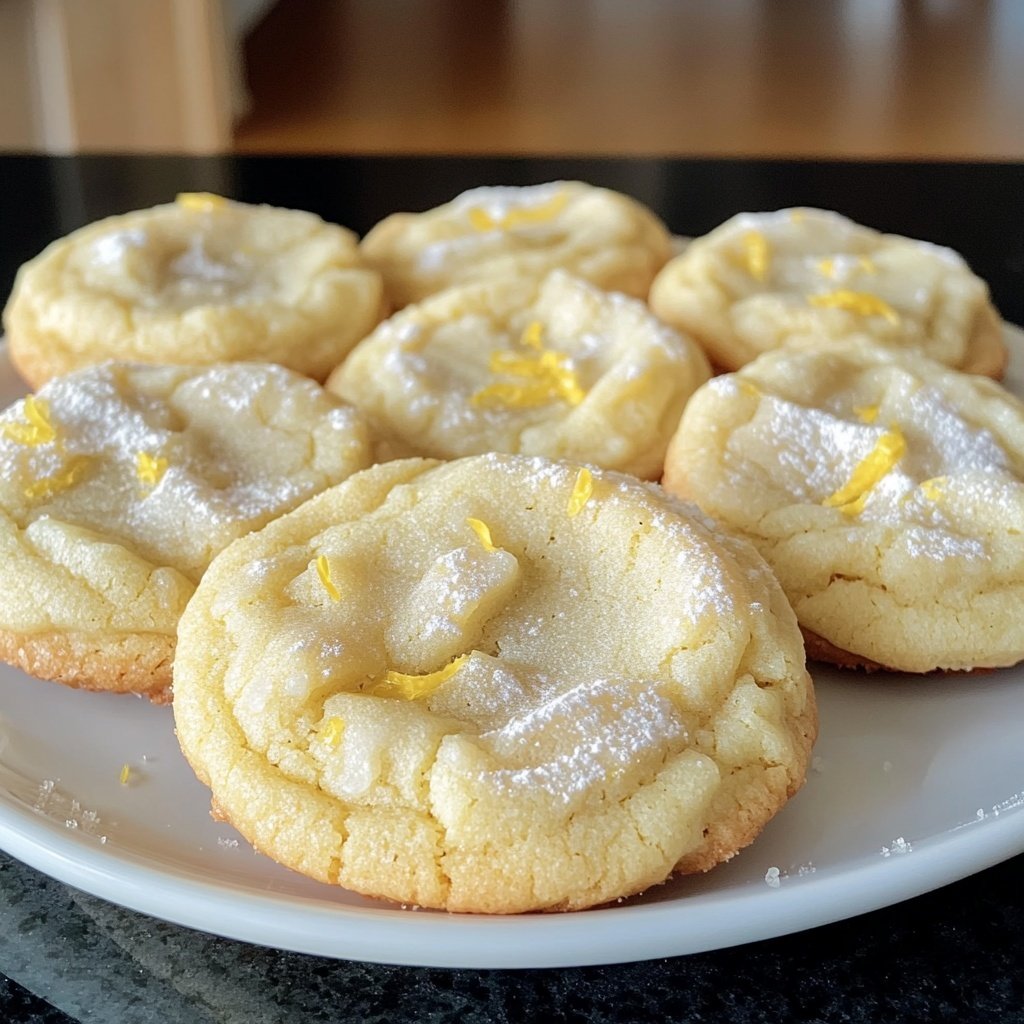 Soft & Chewy Lemon Cookies