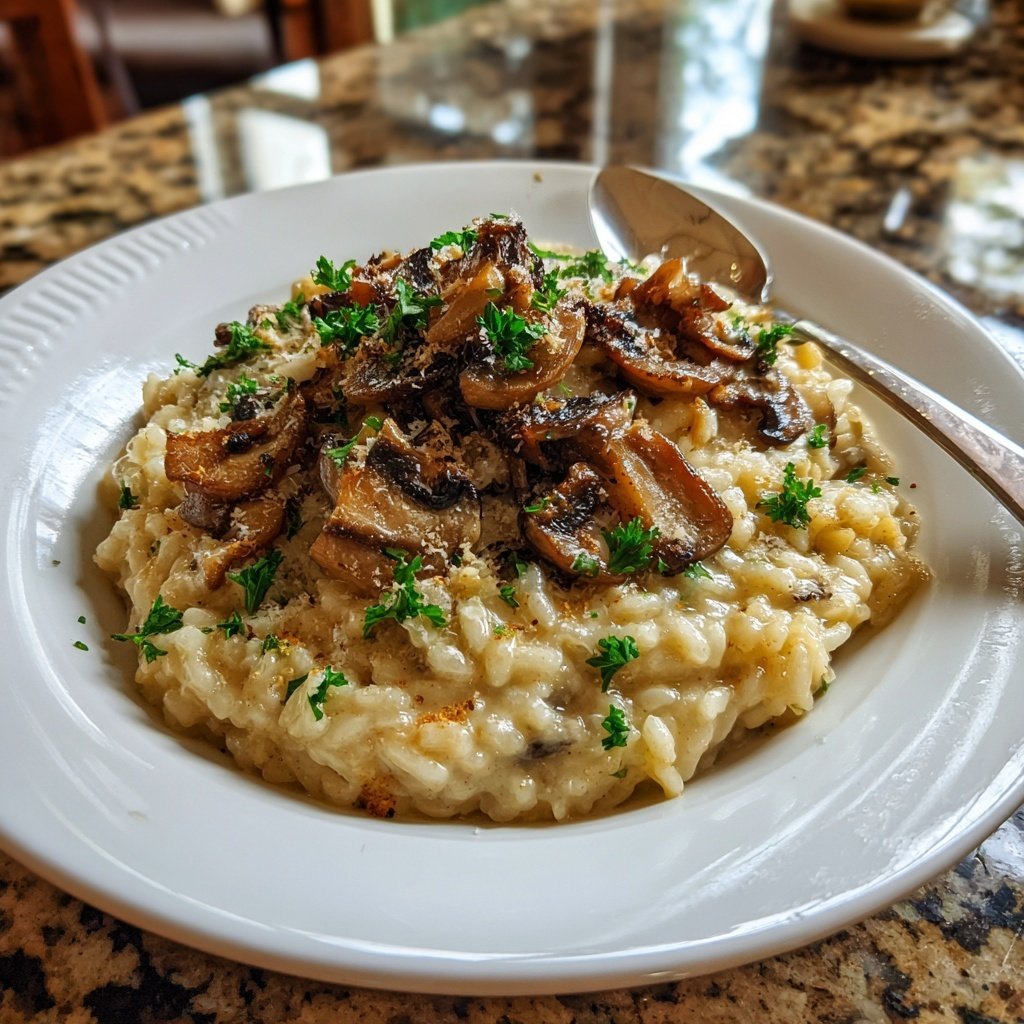 Creamy Mushroom Risotto